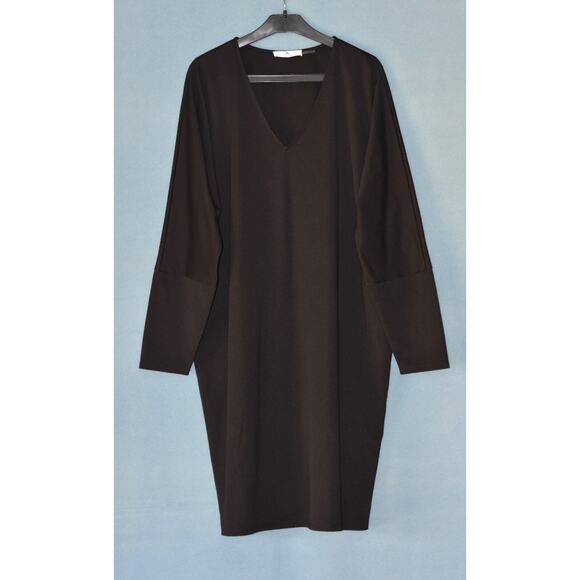 NATORI Designer Blouson Long Sleeve Jersey Ponte Dress Size M NEW!!! - Picture 2 of 6